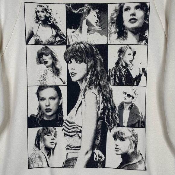 Taylor Swift The Eras Tour Cream Hoodie Size Small - Picture 4 of 7